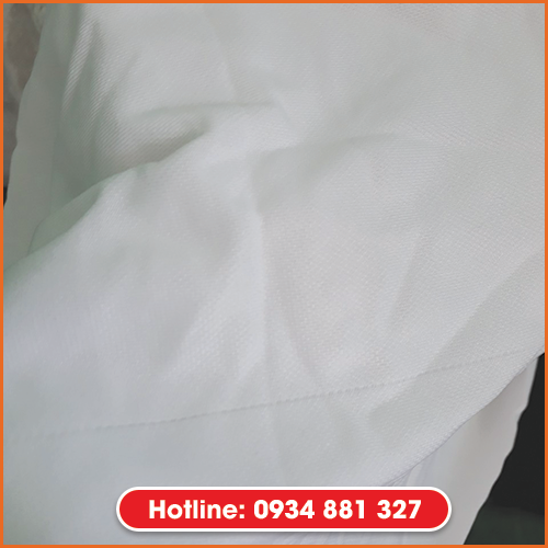 Vải Lau Trắng Poly Khổ A4
